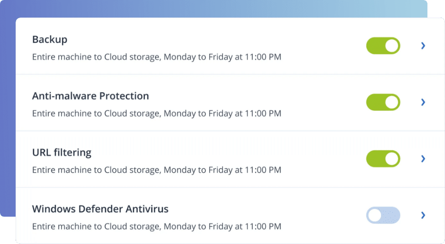 acronis exclusive protection