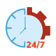 24/7 technical support