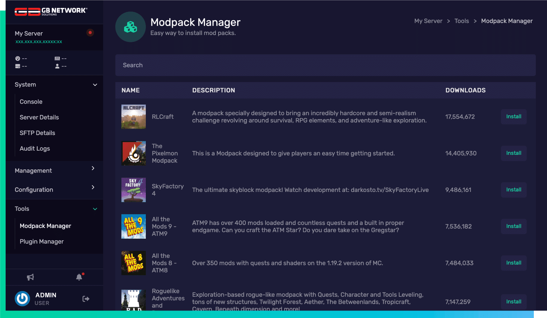 Modpack minecraft
