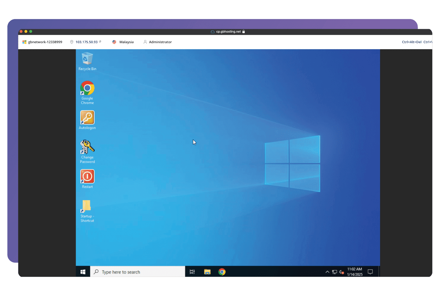 VNC access