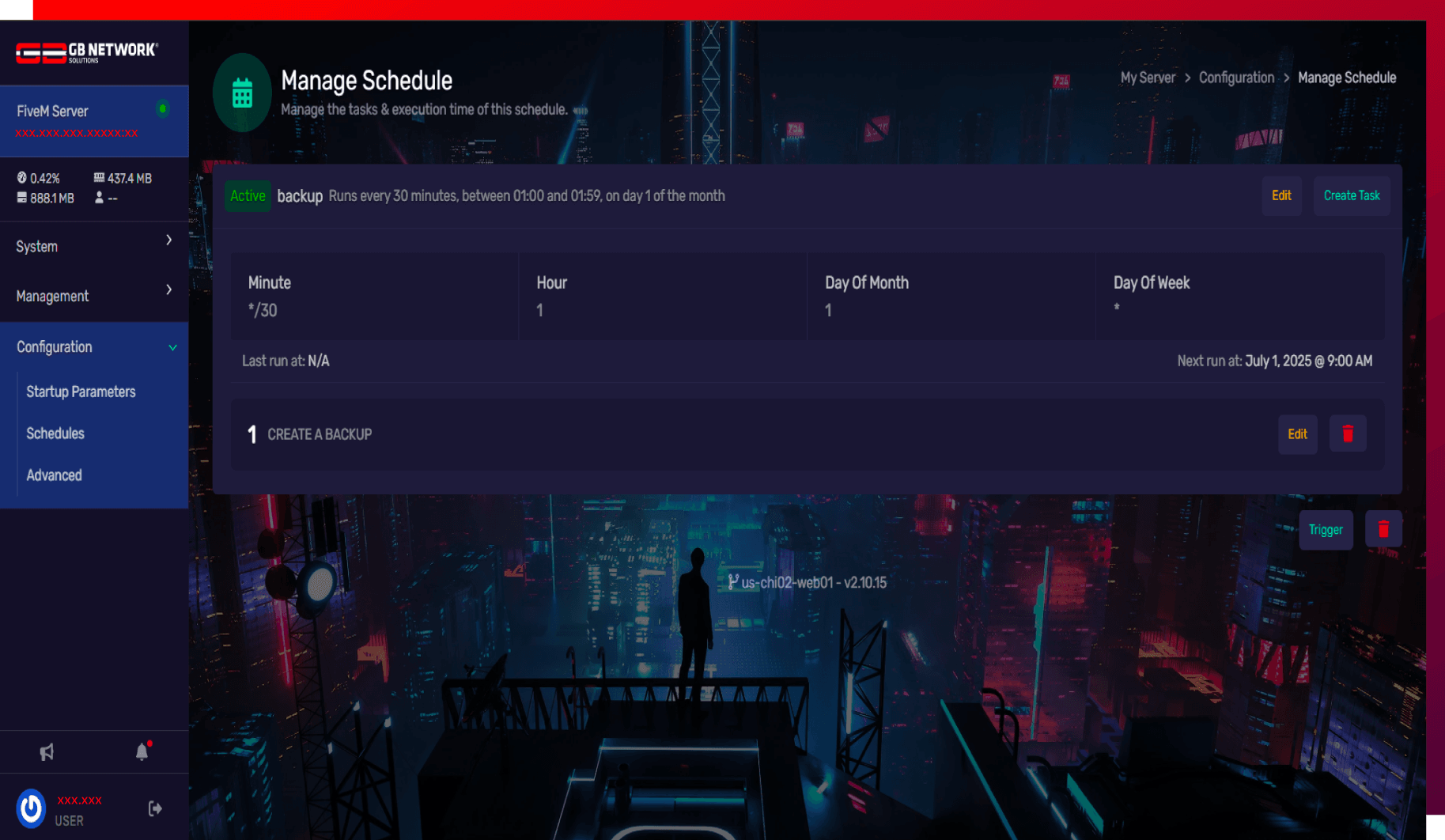 fiveM auto backup