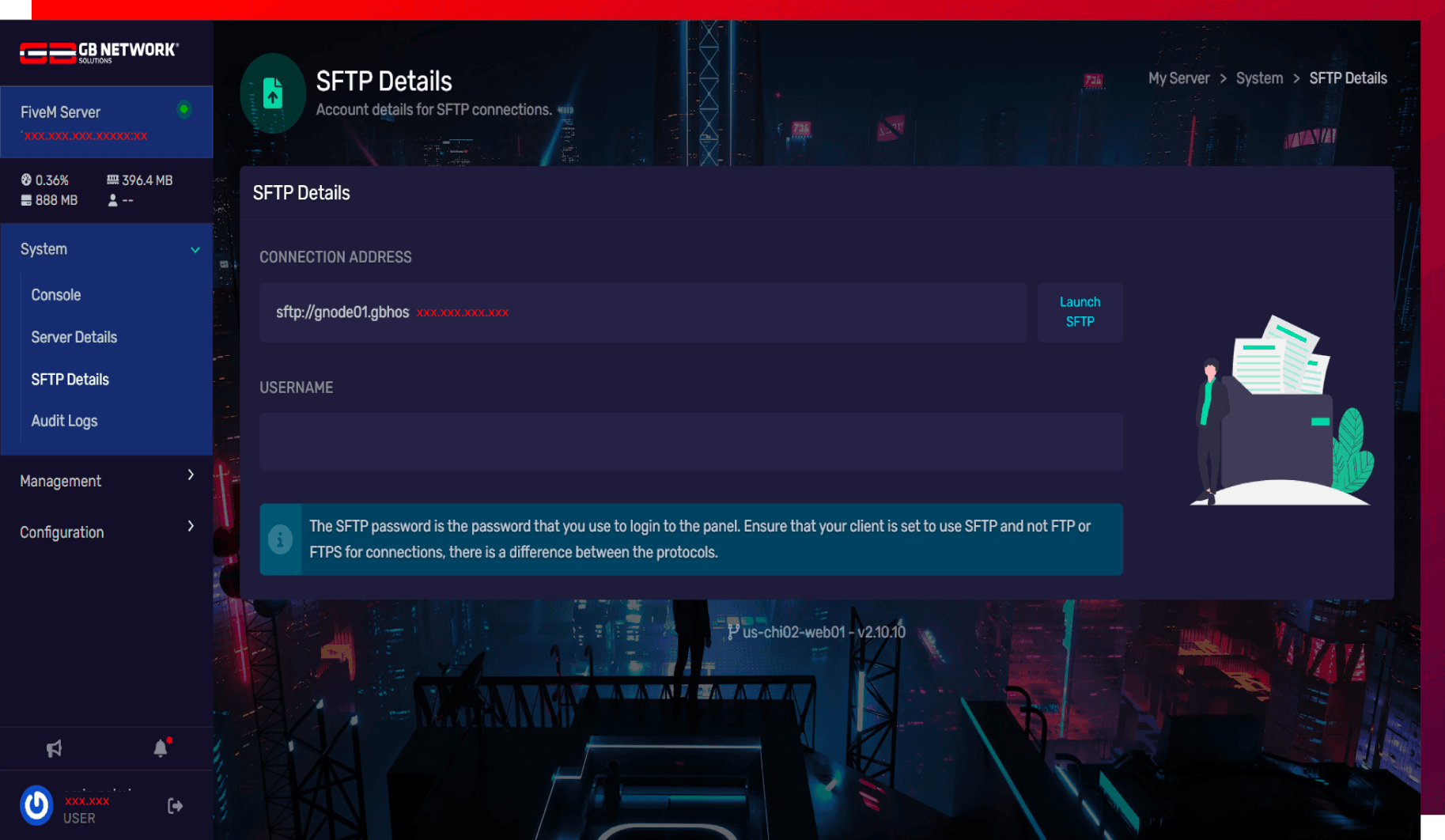 fiveM SFTP