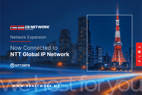 Established a new IP Transit connection with NTT DATA